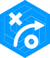 Blue Hexagon decision making icon